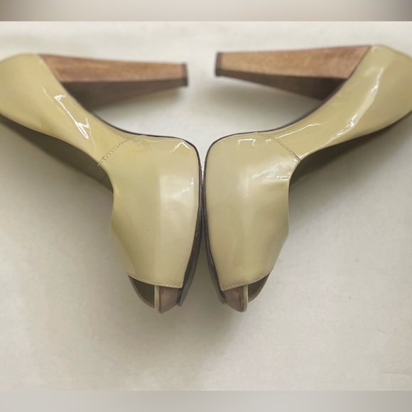 Aldo Peek a Boo Pumps with Wood Heel S 37 - Picture 3 of 4